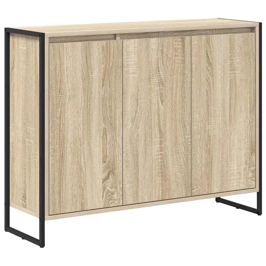 Meuble d'appoint Sonoma 96,5 x 30 x 75 cm Bois d'ingénierie - 2