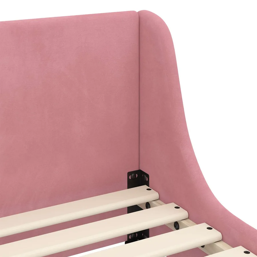 Cadre de lit pour enfants avec tête de lit Rose 80 x 200 cm - 7