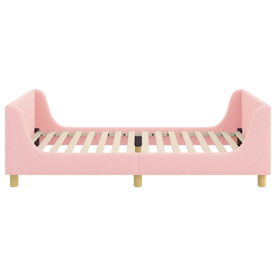 Cadre de lit pour enfants avec tête de lit Rose 90 x 200 cm - 4