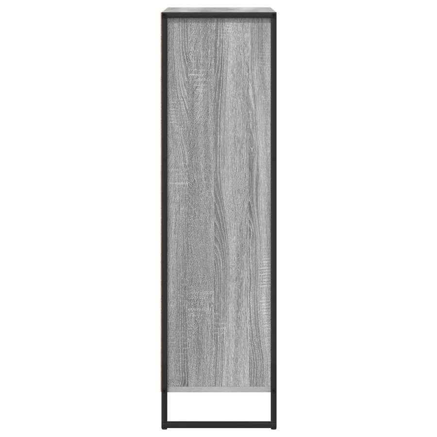 Bibliothèque Gris Sonoma 68 x 30 x 108.5 cm Bois d'ingénierie - 7