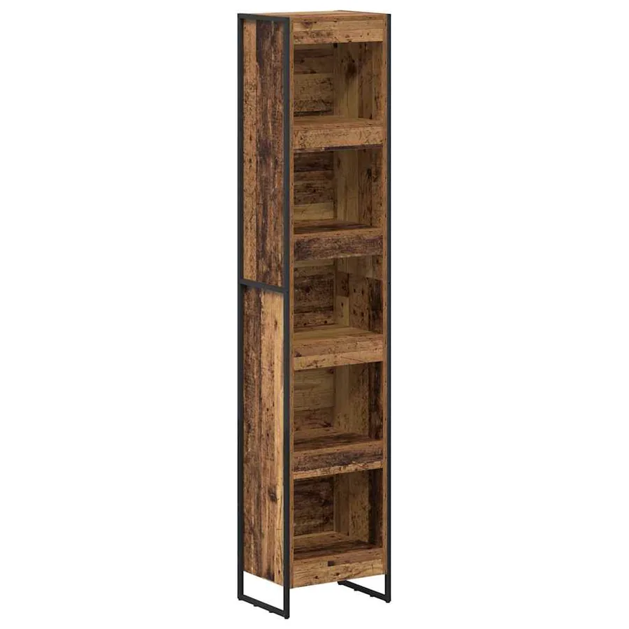 Bibliothèque Bois Ancien 40 x 30 x 189,5 cm Bois d'ingénierie - 2