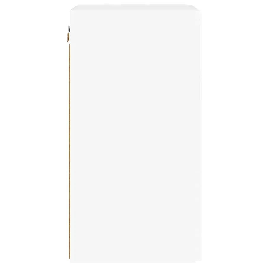 Meuble TV mural Montage mural Blanc Brillant 30 x 31 x 60 cm - 7