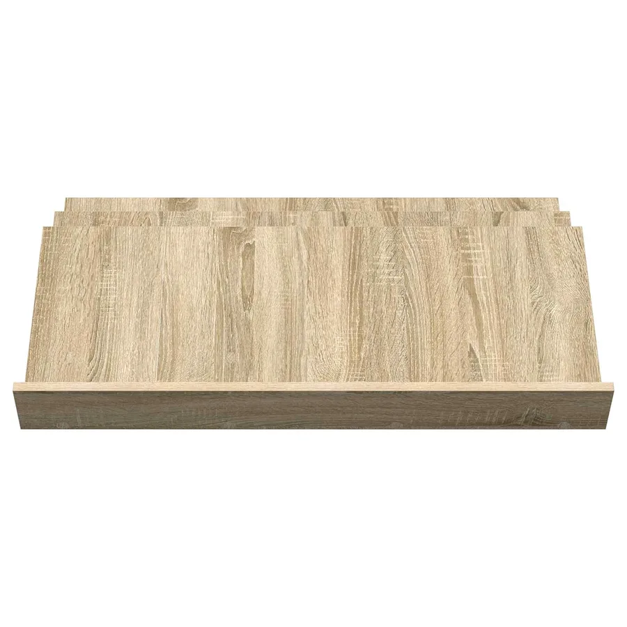Étagère à magazines avec étagère Chêne Sonoma 90 x 53 x 28,5 cm - 5