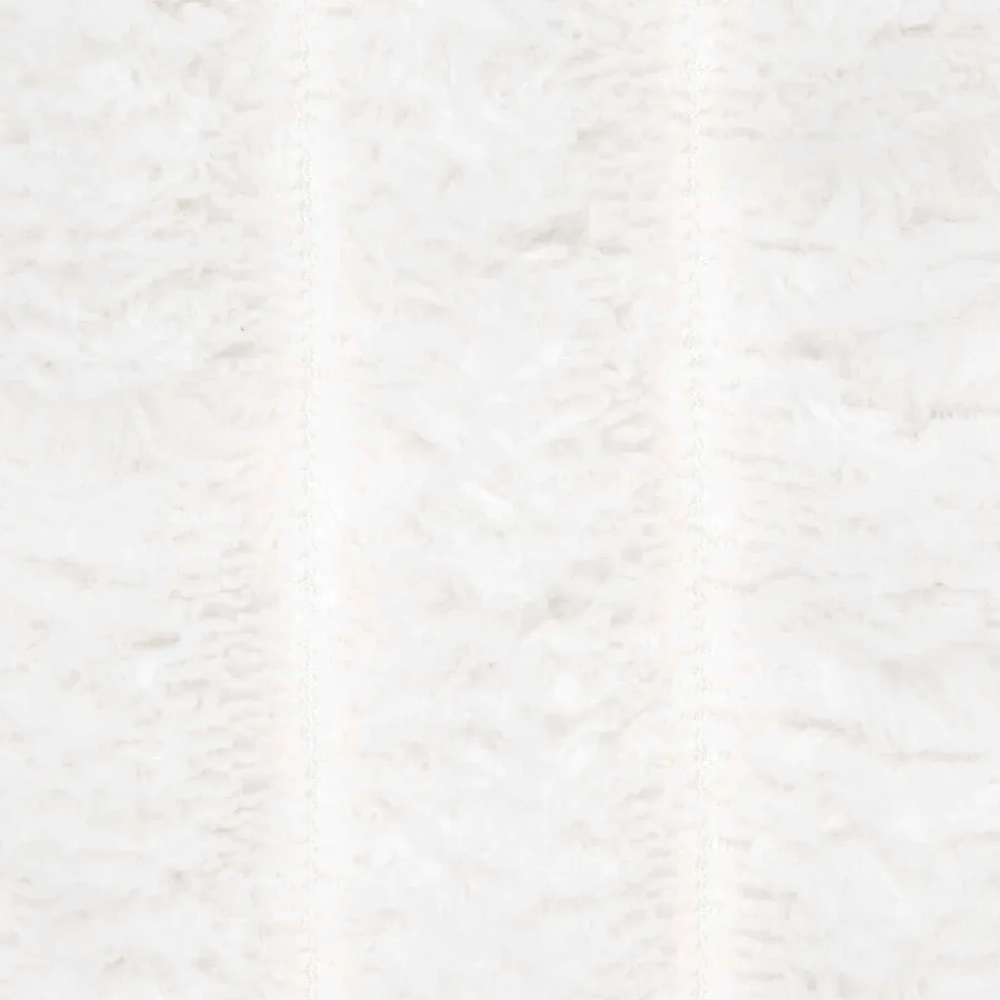 Jeté Blanc 240 x 220 cm Toison - 8
