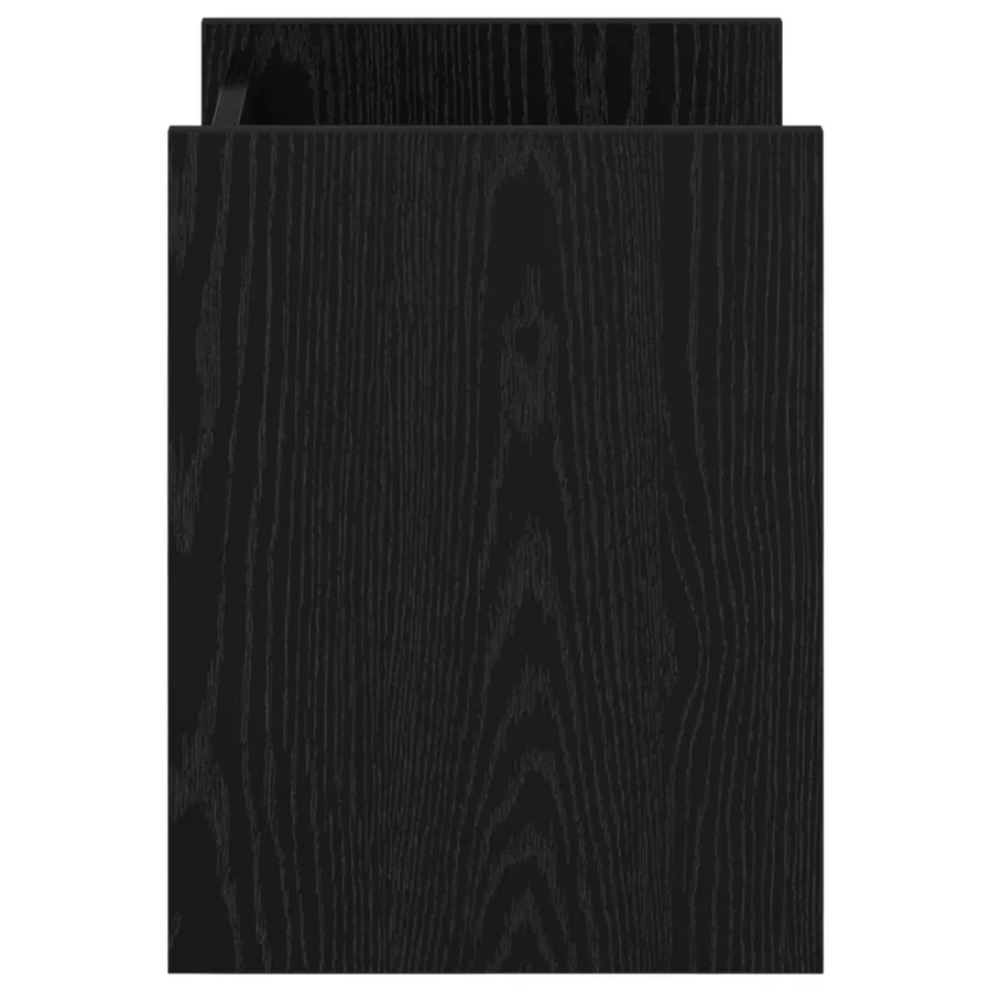 Étagère à magazines avec étagère Chêne noir 35 x 35 x 45 cm - 6