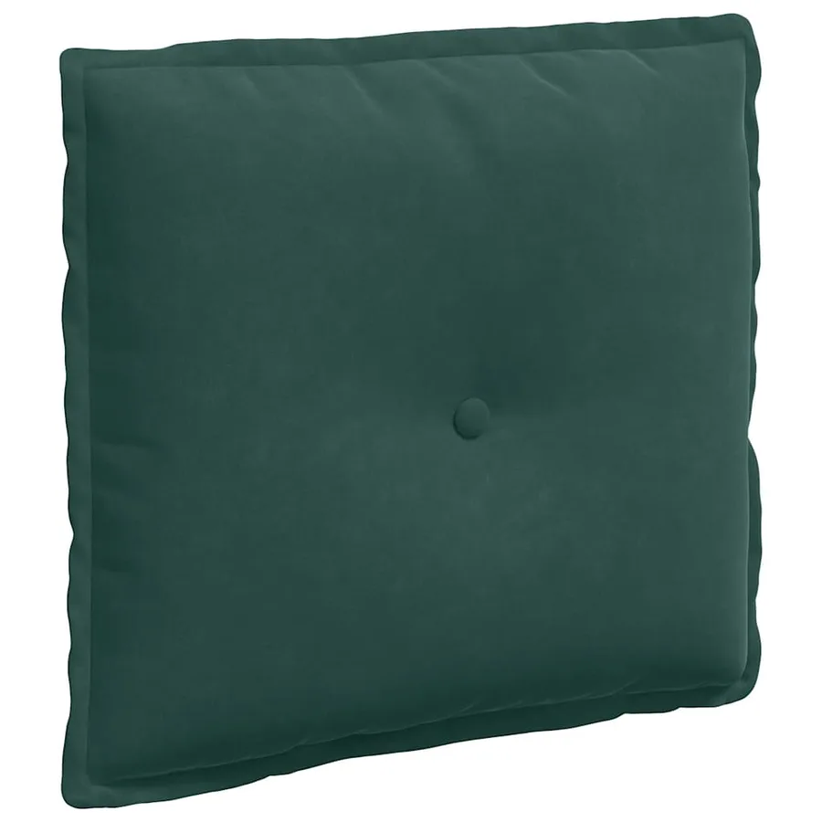 Coussin de Dos Vert foncé 50 x 45 cm Tissu en velours côtelé - 2