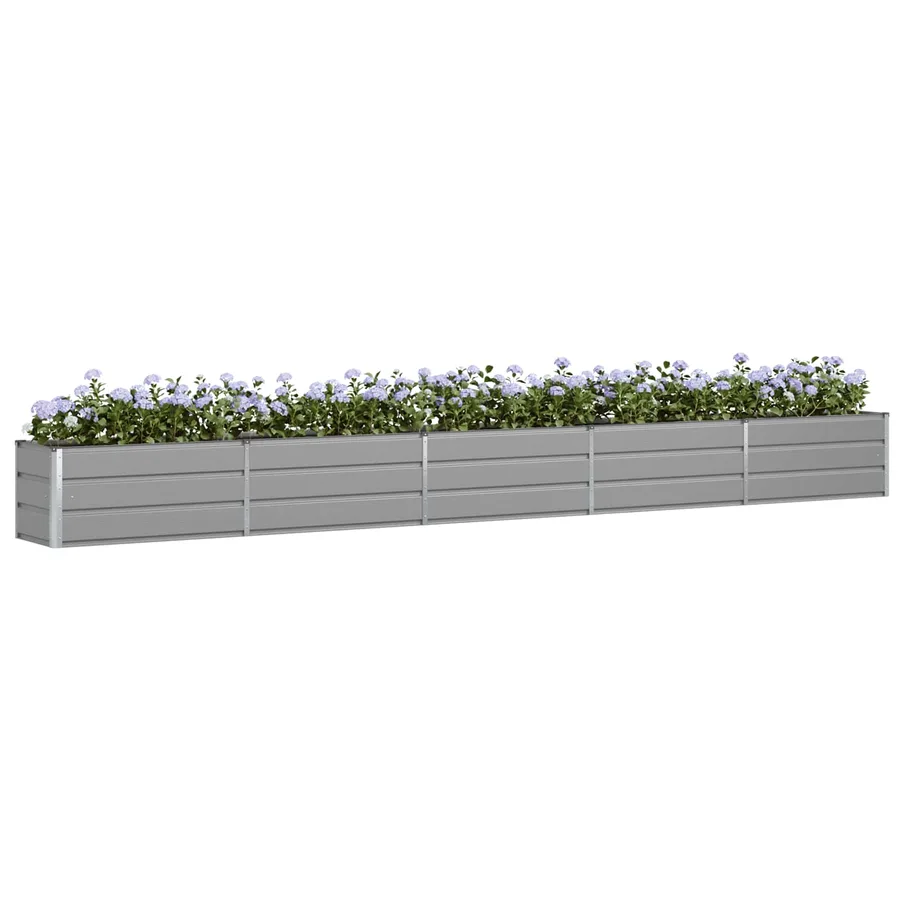 Jardinière Gris clair 480 x 50 x 45 cm Acier galvanisé - 3