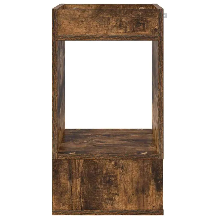 Table d'appoint Chêne fumé 30 x 30 x 56 cm Bois d'ingénierie - 5