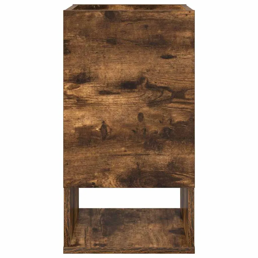 Table d'appoint Chêne fumé 30 x 30 x 56 cm Bois d'ingénierie - 6