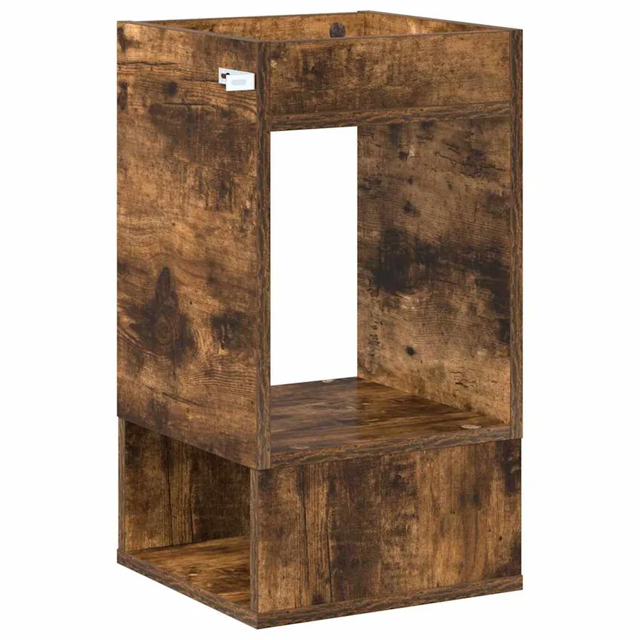 Table d'appoint Chêne fumé 30 x 30 x 56 cm Bois d'ingénierie - 7