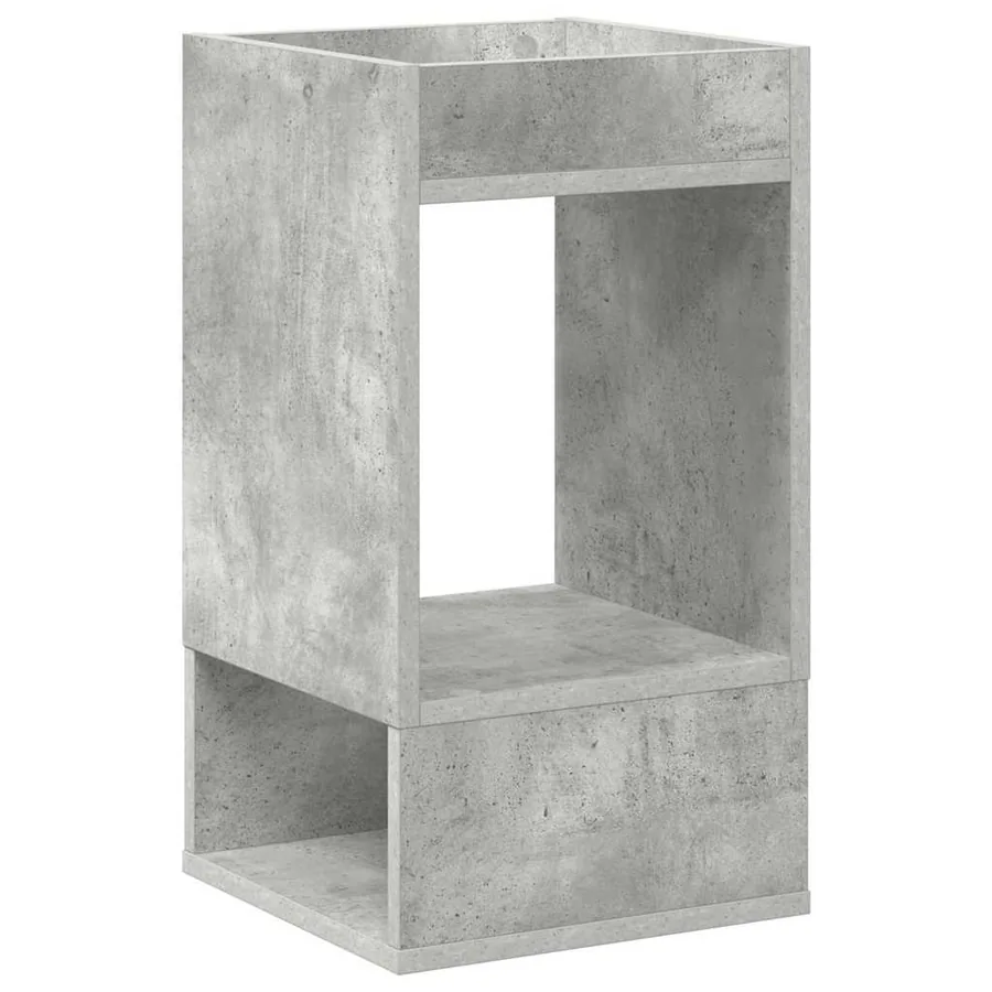 Table d'appoint Gris béton 30 x 30 x 56 cm Bois d'ingénierie - 2