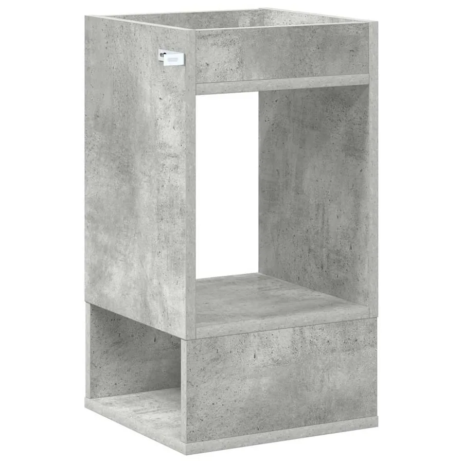 Table d'appoint Gris béton 30 x 30 x 56 cm Bois d'ingénierie - 7