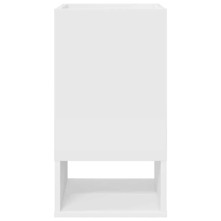 Table d'appoint 2 pcs Blanc 30 x 30 x 56 cm Bois d'ingénierie - 7