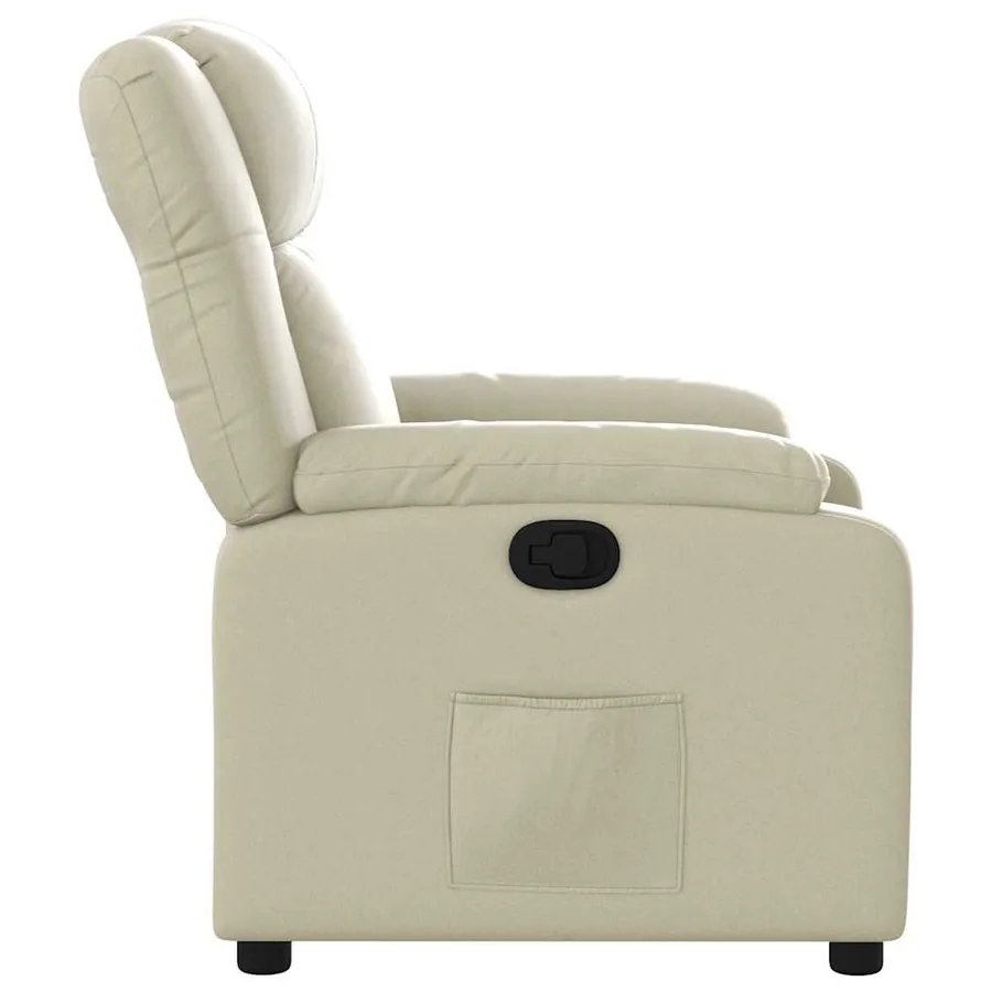 Fauteuil inclinable Crème Similicuir - 7