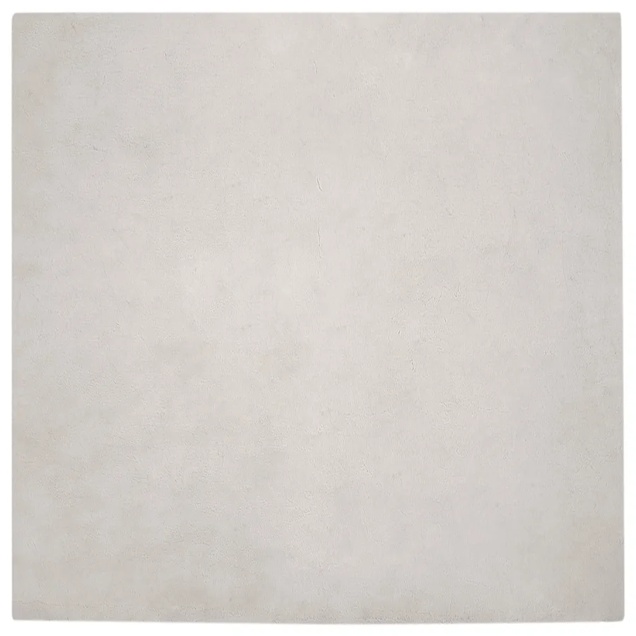 Tapis antidérapant en fausse de lapin OLITE Beige 160 x 160 cm - 2