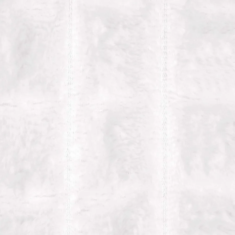 Jeté Blanc 240 x 220 cm Toison - 8