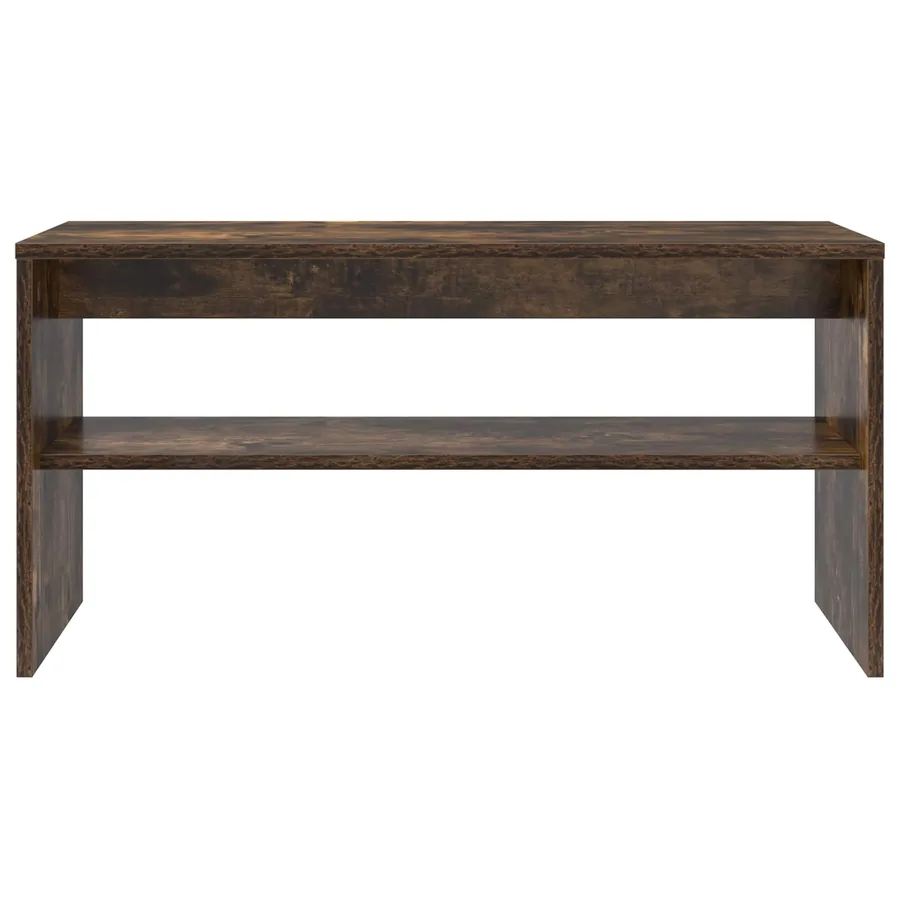 Meuble TV Chêne fumé 80 x 30 x 40 cm Bois d'ingénierie - 5