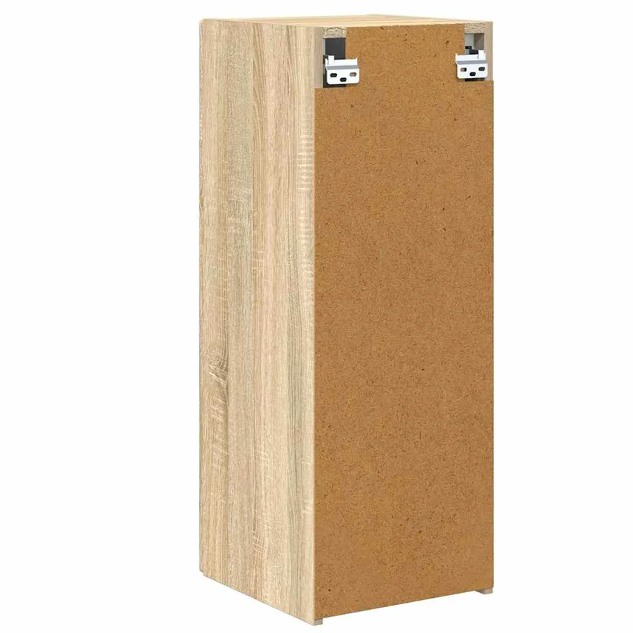 Meuble TV mural 2 pcs Sonoma 30 x 31 x 80 cm Bois d'ingénierie - 9