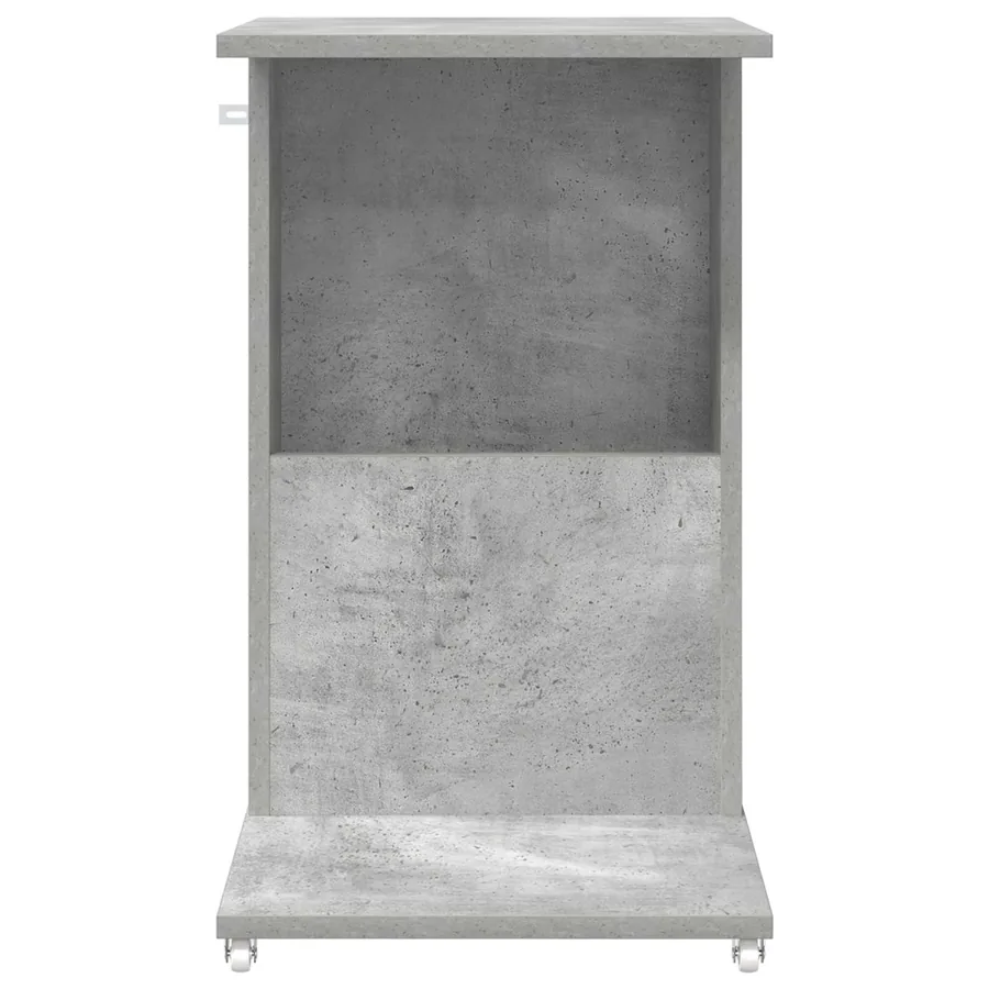 Table d'appoint Gris béton 40 x 35 x 60 cm Bois d'ingénierie - 5