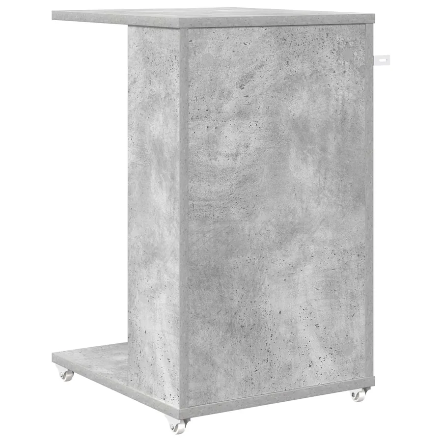 Table d'appoint Gris béton 40 x 35 x 60 cm Bois d'ingénierie - 7
