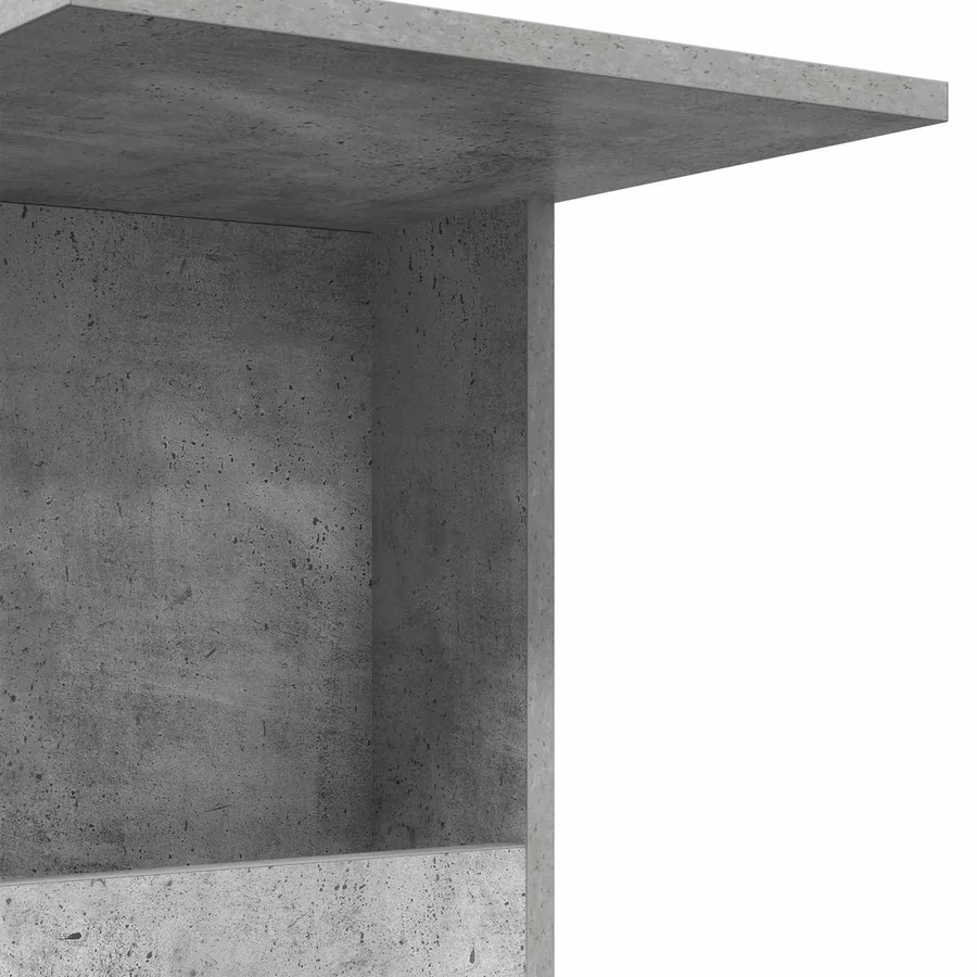 Table d'appoint Gris béton 40 x 35 x 60 cm Bois d'ingénierie - 9