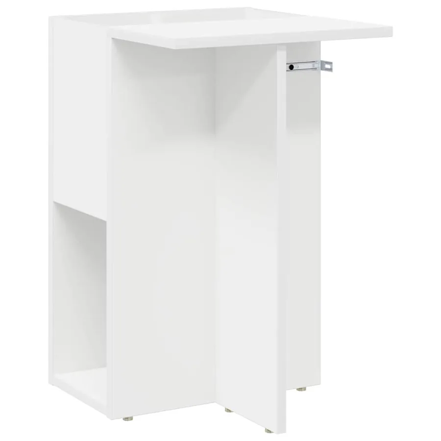 Table d'appoint Blanc 35 x 40 x 55 cm Bois d'ingénierie - 2