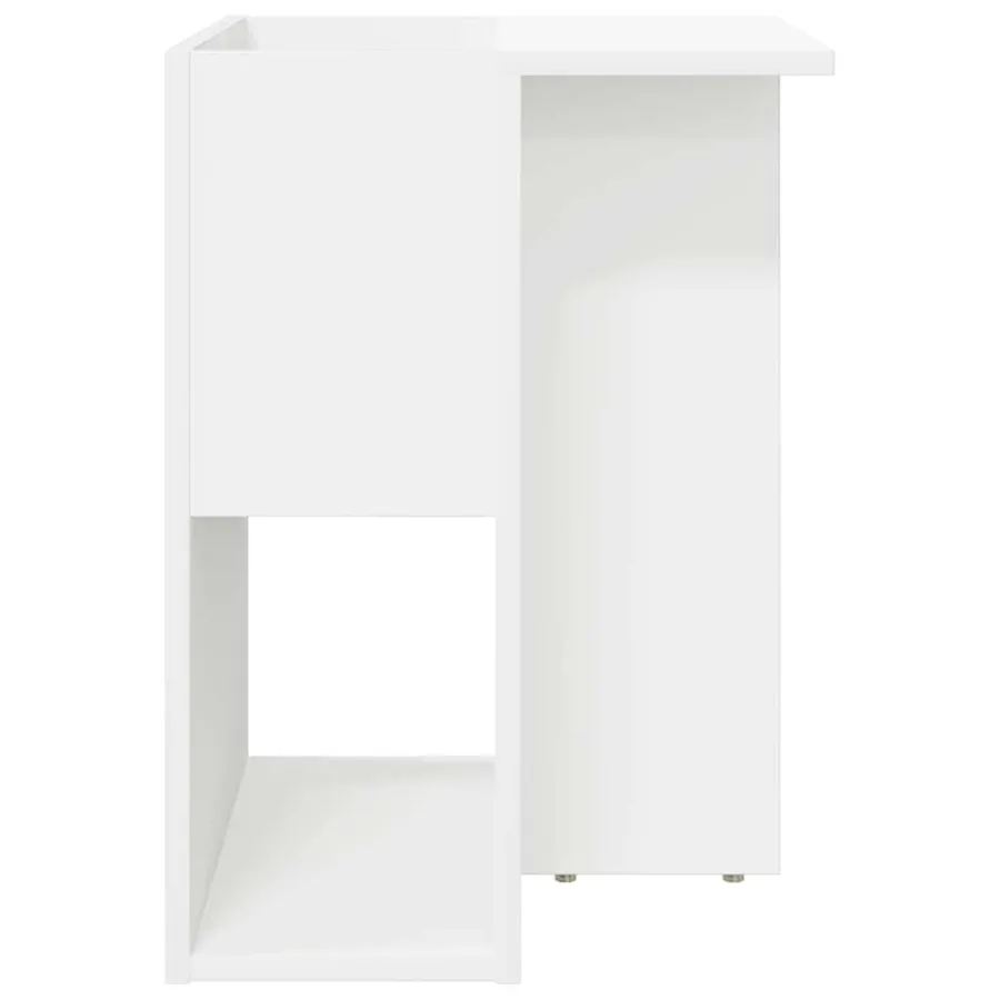 Table d'appoint Blanc 35 x 40 x 55 cm Bois d'ingénierie - 6