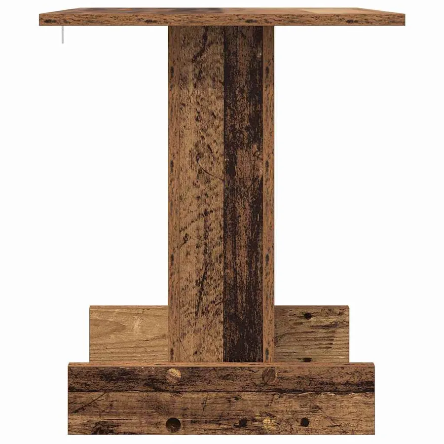 Table d'appoint Bois ancien 44,5 x 45 x 55 cm Bois d'ingénierie - 6