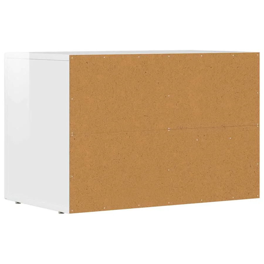 Meuble TV ELST 60 x 35 x 40 cm Blanc brillant Bois d'ingénierie - 7
