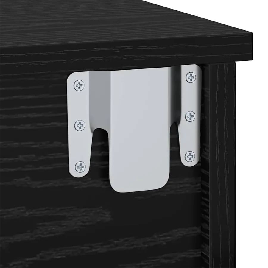 Table de chevet 2 pcs Chêne noir 40 x 31 x 15 cm - 10