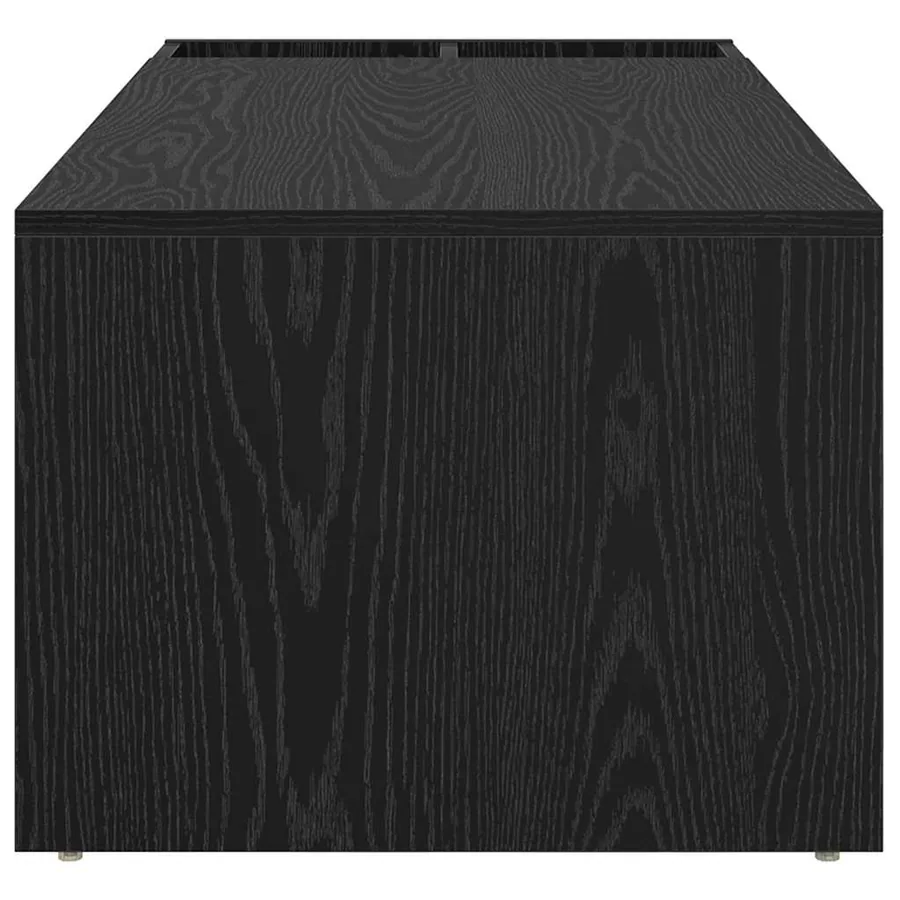 Table basse Chêne noir 101,5 x 50 x 37 cm Bois d'ingénierie - 6