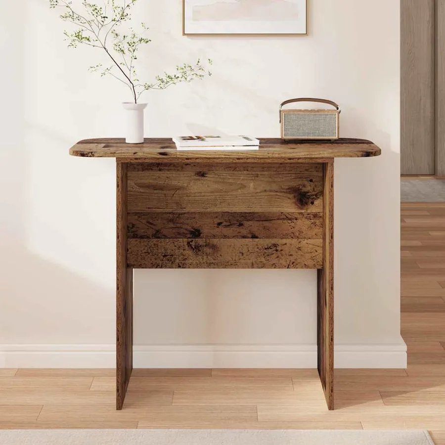 Table console Bois ancien 93 x 40 x 75 cm Bois d'ingénierie - 4