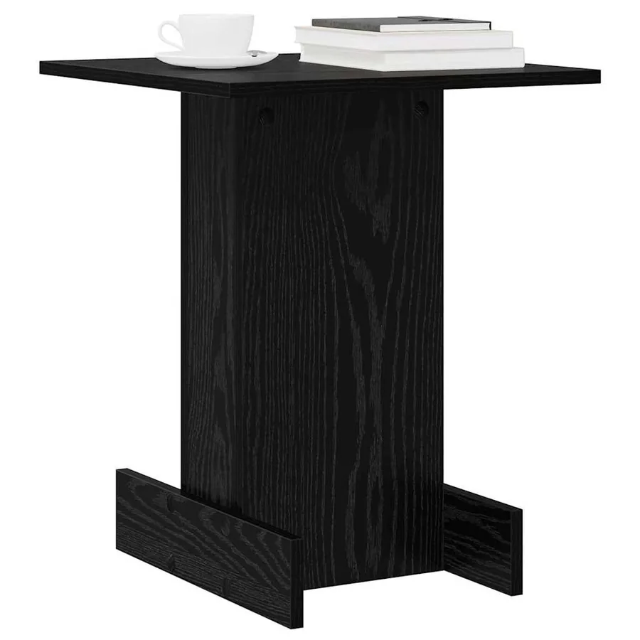 Table d'appoint Chêne noir 44,5 x 45 x 55 cm Bois d'ingénierie - 3