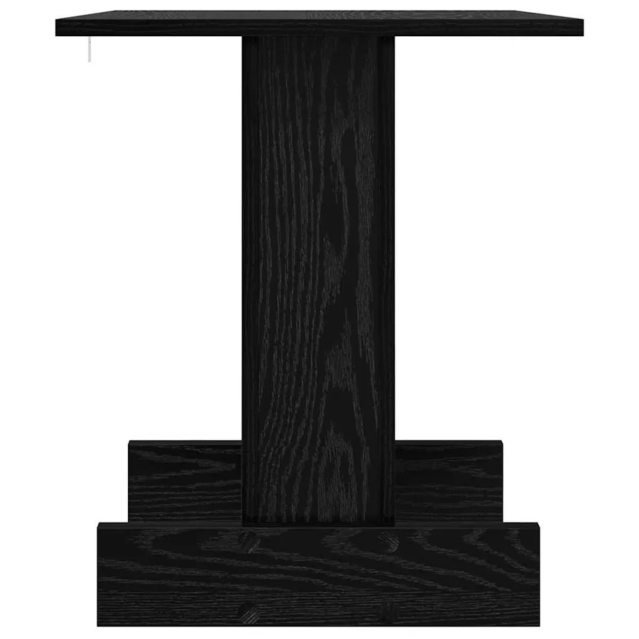 Table d'appoint Chêne noir 44,5 x 45 x 55 cm Bois d'ingénierie - 6