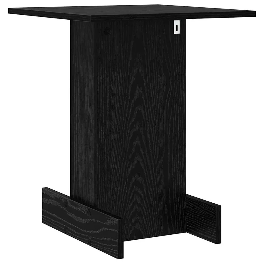 Table d'appoint Chêne noir 44,5 x 45 x 55 cm Bois d'ingénierie - 7