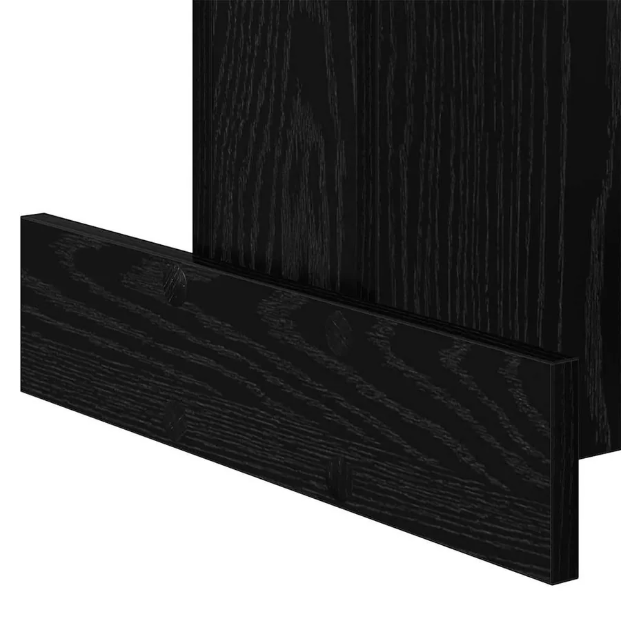 Table d'appoint Chêne noir 44,5 x 45 x 55 cm Bois d'ingénierie - 9