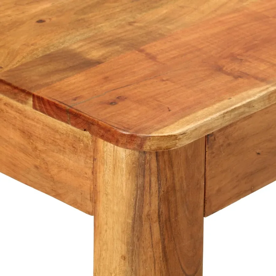 Table à manger 110x55x76 cm bois d'acacia massif - 5