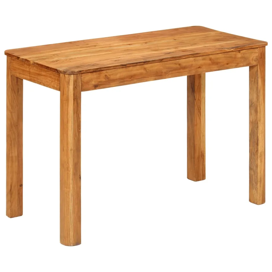 Table à manger 110x55x76 cm bois d'acacia massif - 8
