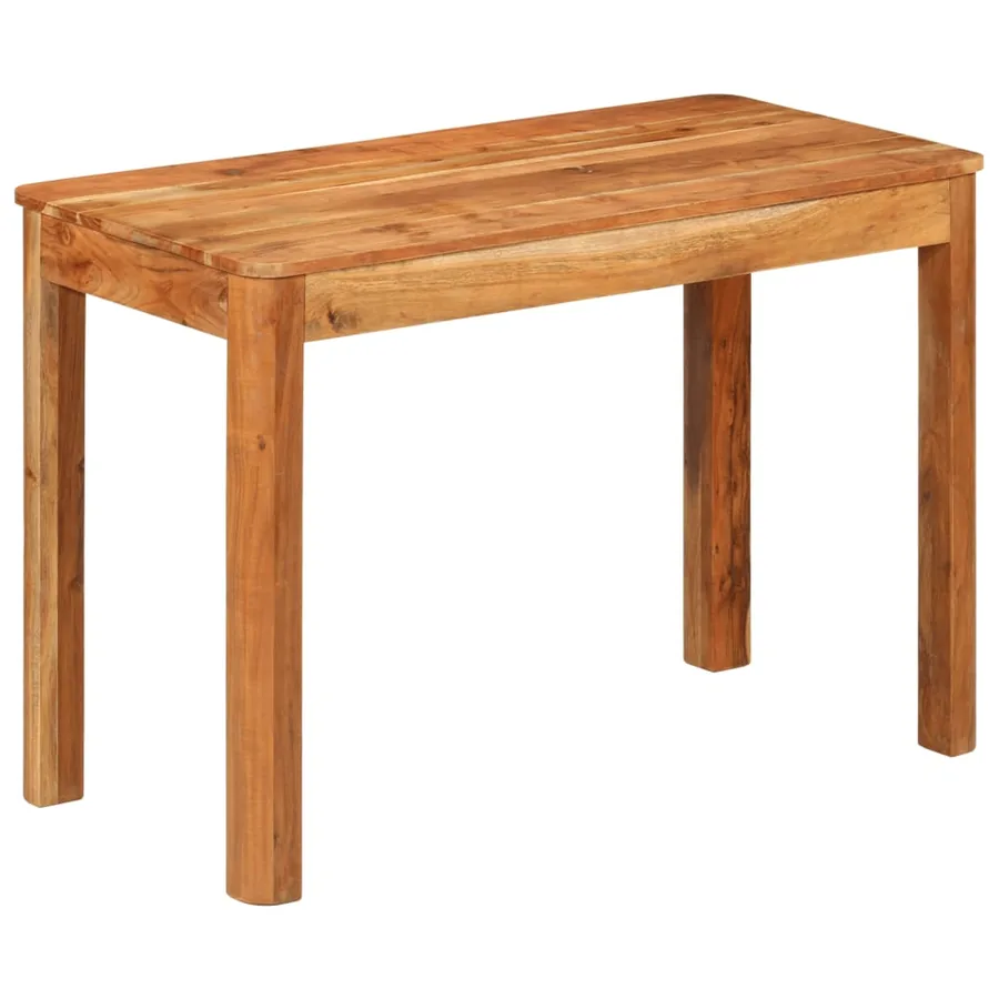 Table à manger 110x55x76 cm bois d'acacia massif - 9