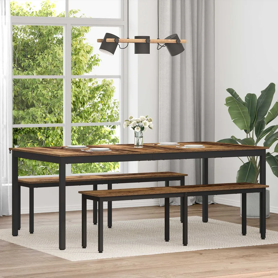 Table de salle à manger / Table de repas 200 x 100 x 75 cm