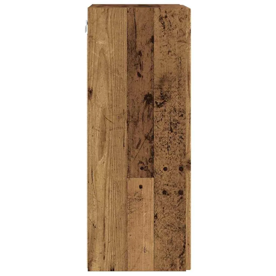 Meuble TV mural Bois Ancien 30 x 31 x 80 cm Bois d'ingénierie - 7