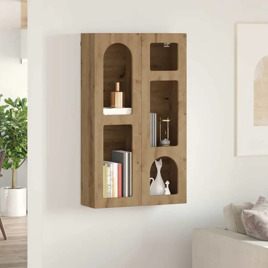 Armoire suspendue ELST Chêne artisanal 59 x 20 x 100 cm - 4