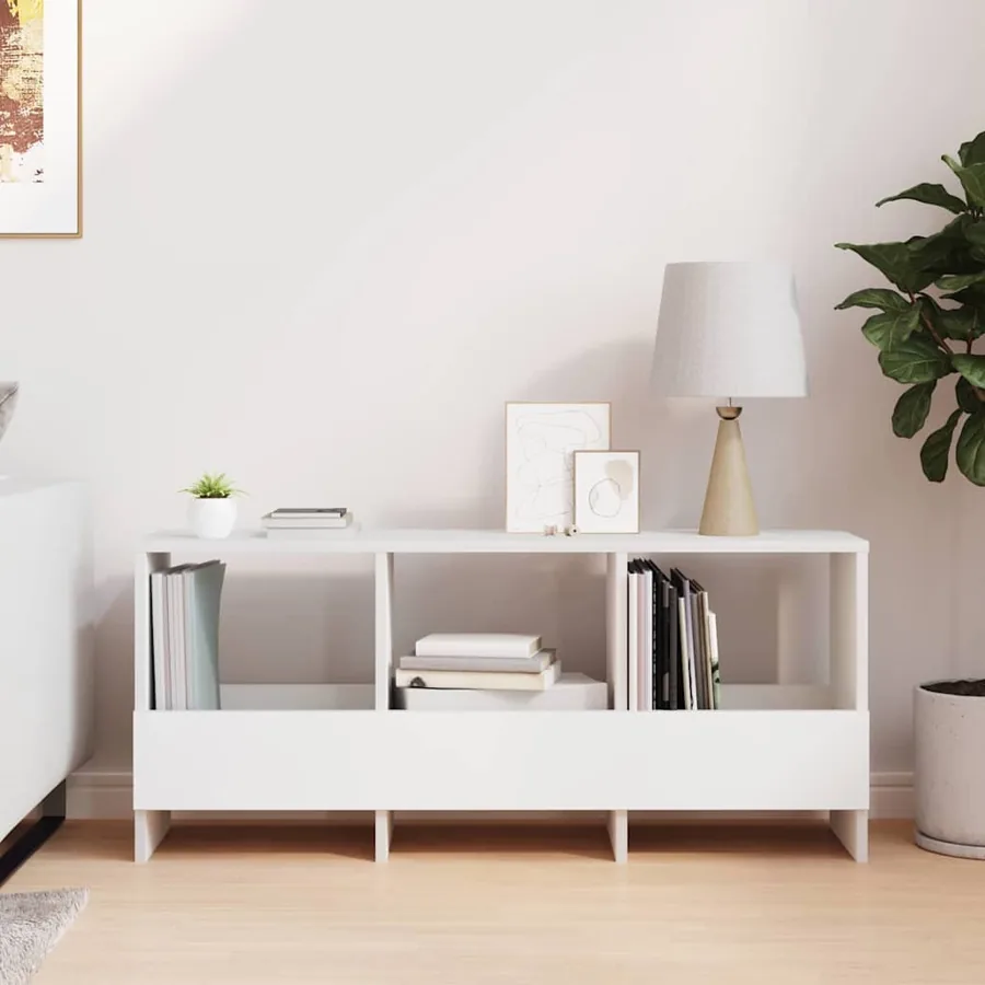 Étagère à magazines Blanc 102 x 30 x 45 cm - 4