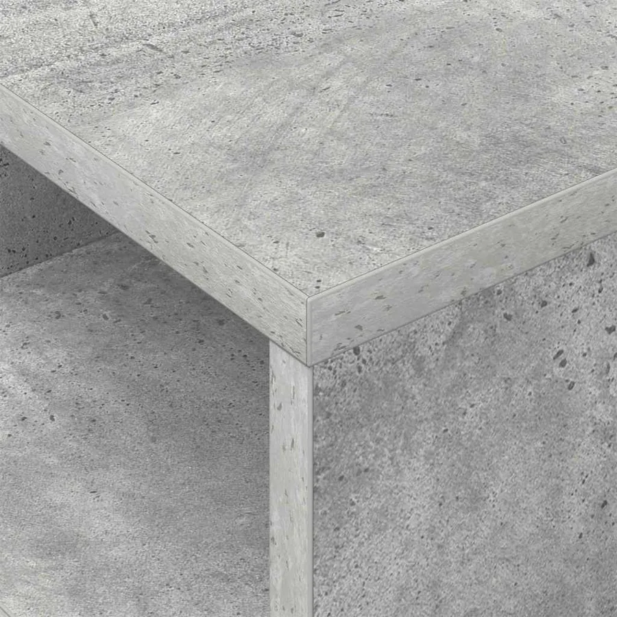 Table d'appoint 2 pcs Gris béton 30,5 x 30 x 45 cm - 9