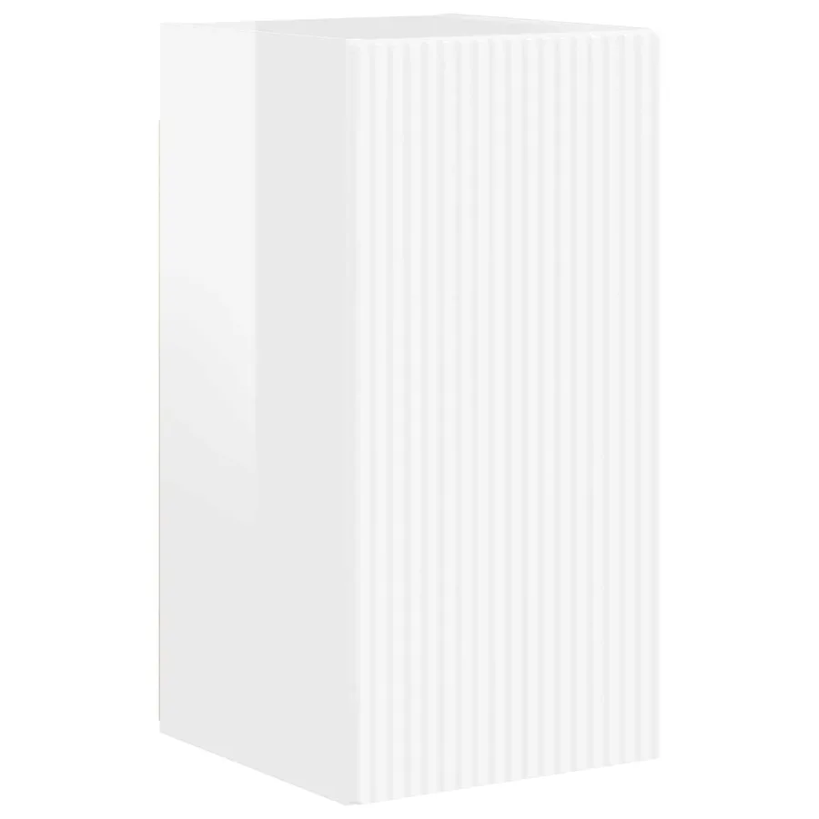 Ensemble meuble TV 5 pcs Blanc brillant Bois d'ingénierie - 6