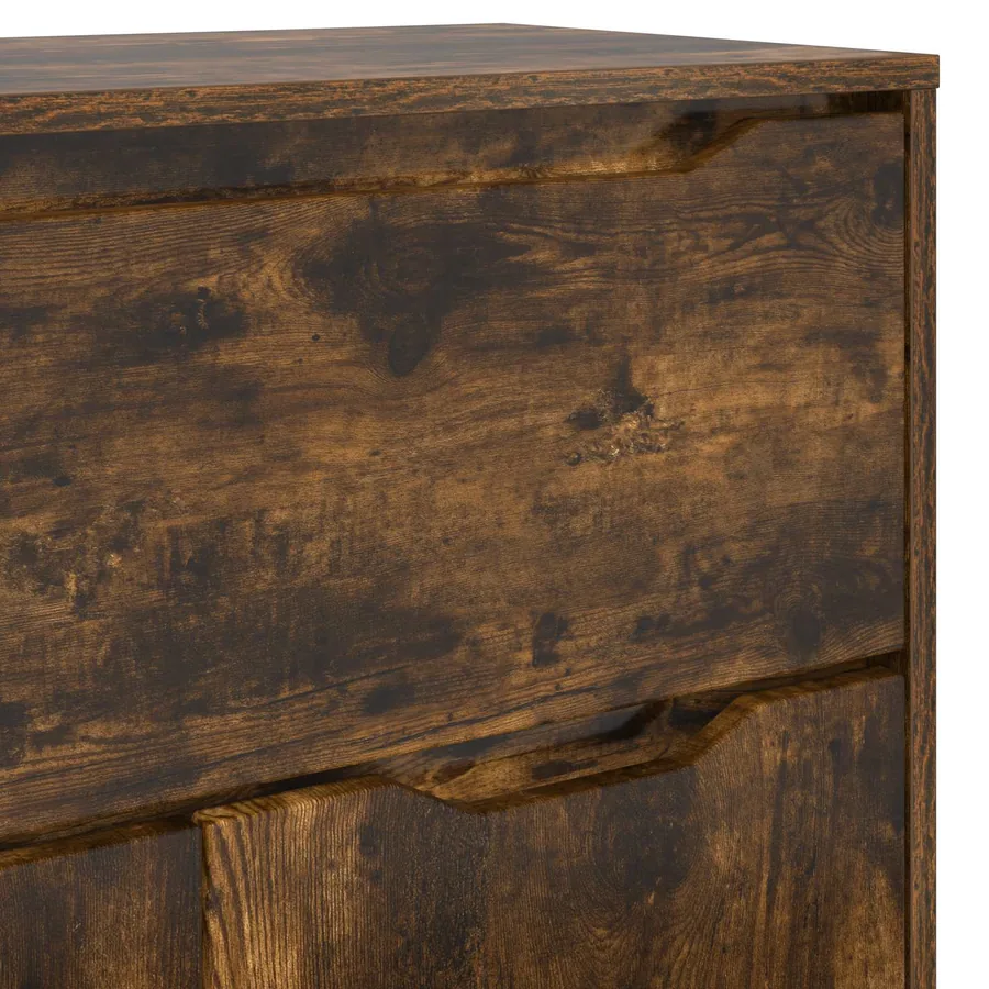 Cabinet de salle de bain Chêne fumé 72,5 x 36,5 x 100 cm - 11