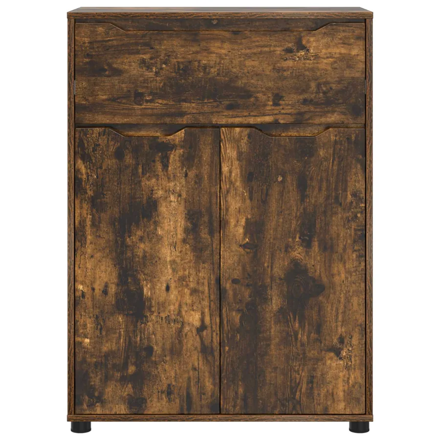 Cabinet de salle de bain Chêne fumé 72,5 x 36,5 x 100 cm - 6
