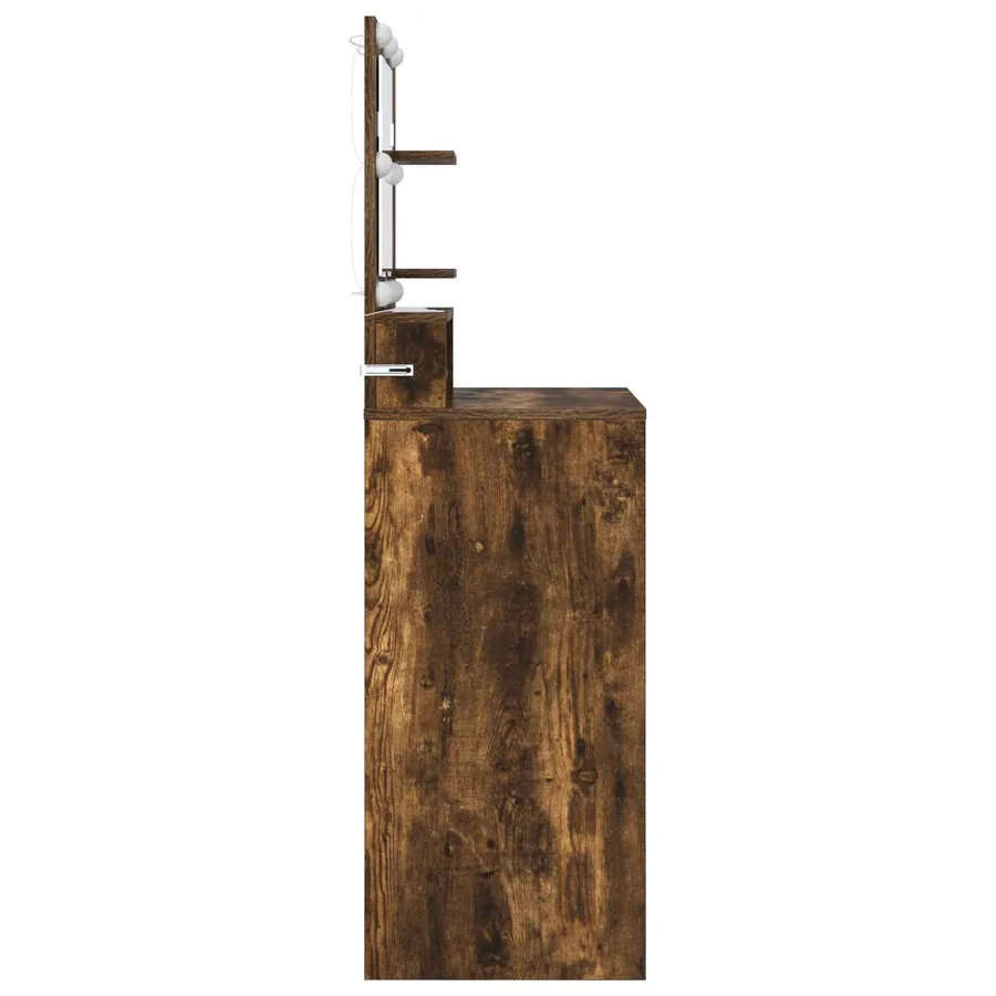 Tables de maquillage pour chambre Chêne fumé 80 x 39,6 x 135 cm - 7