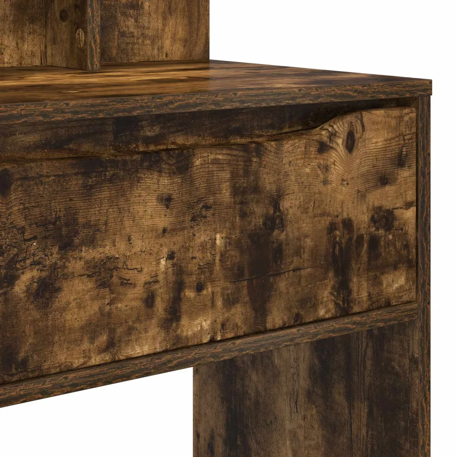 Tables de maquillage pour chambre Chêne fumé 80 x 39,6 x 135 cm - 8