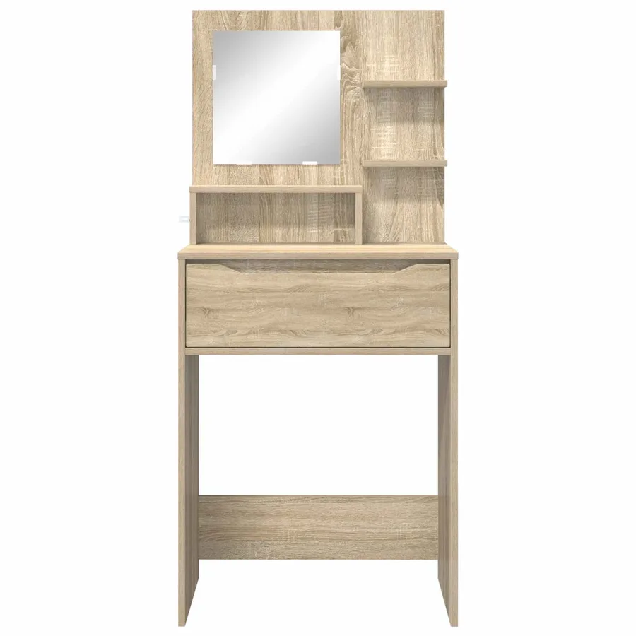 Tables de maquillage pour chambre avec tiroir Chêne Sonoma - 6